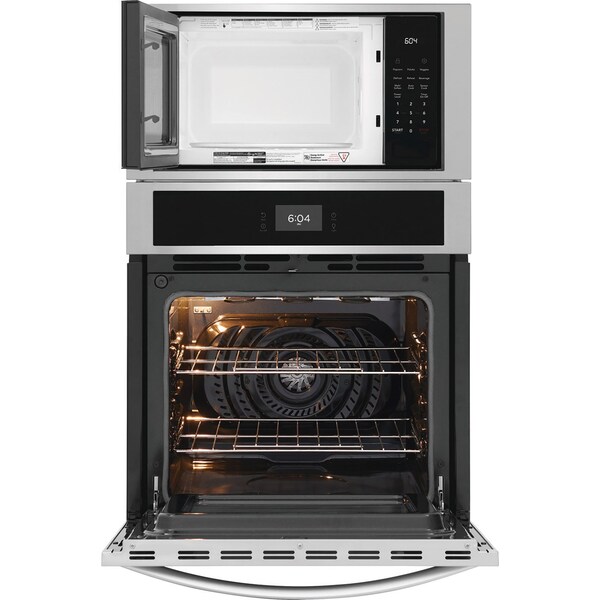 Frigidaire 27-in. Stainless Steel Electric Combination Wall Oven and Microwave FCWM2727AS - main